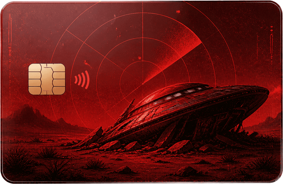 Roswell AlienCard specimen
